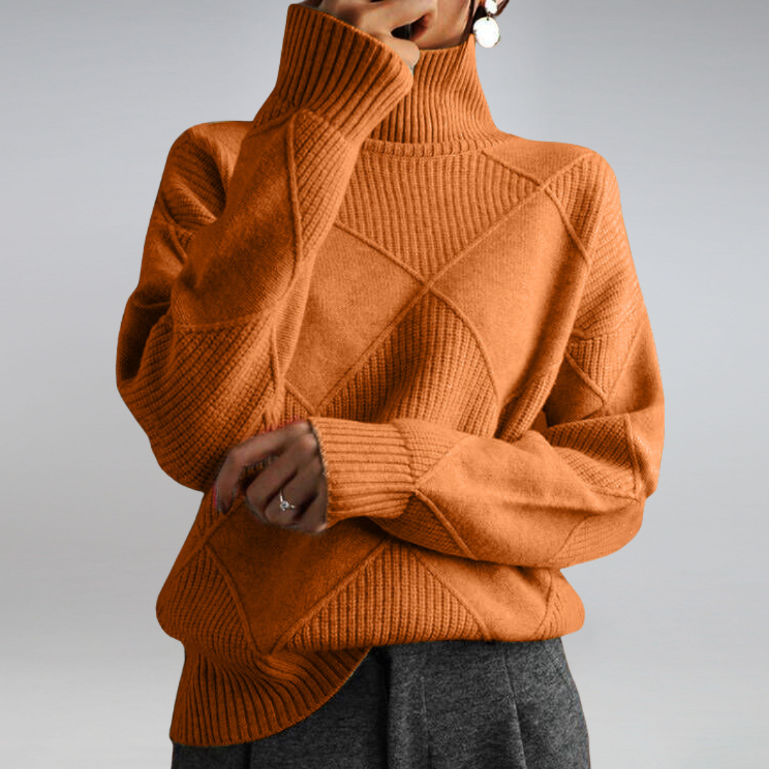 Heidi-Mode | Women's Cashmere Turtleneck Jumper - Winter Special
