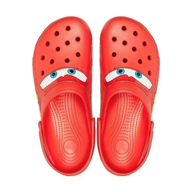 Kids' Crocs with Cars Design - Non-Slip and Comfortable