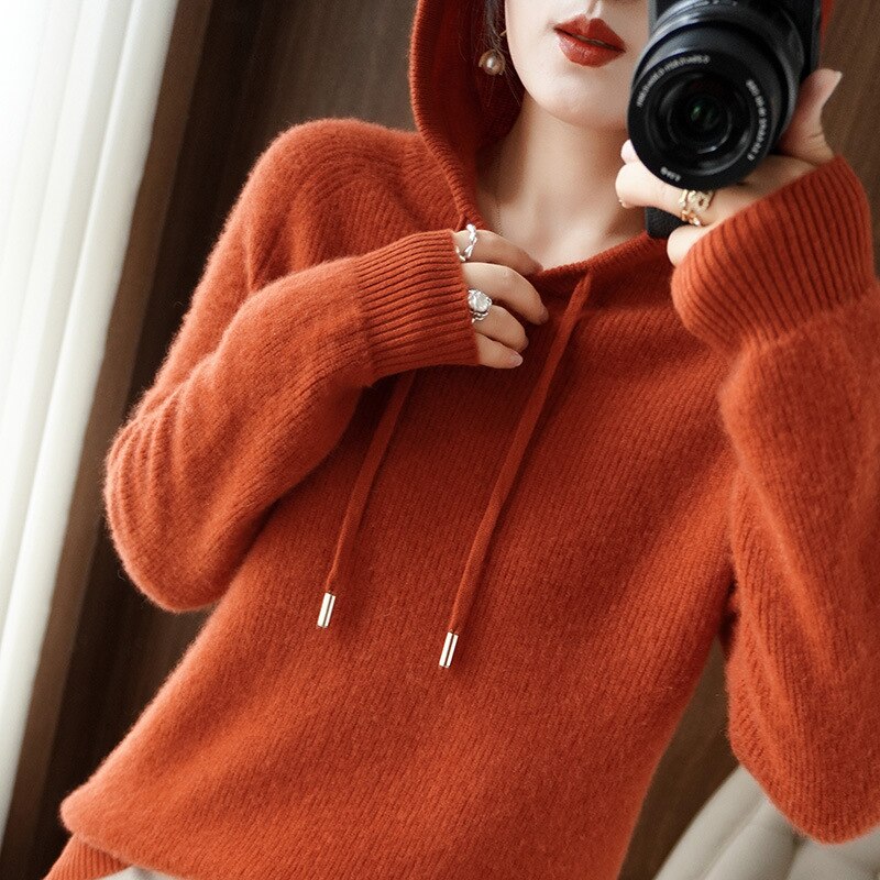 Leslie - Cashmere Hoodie for Autumn