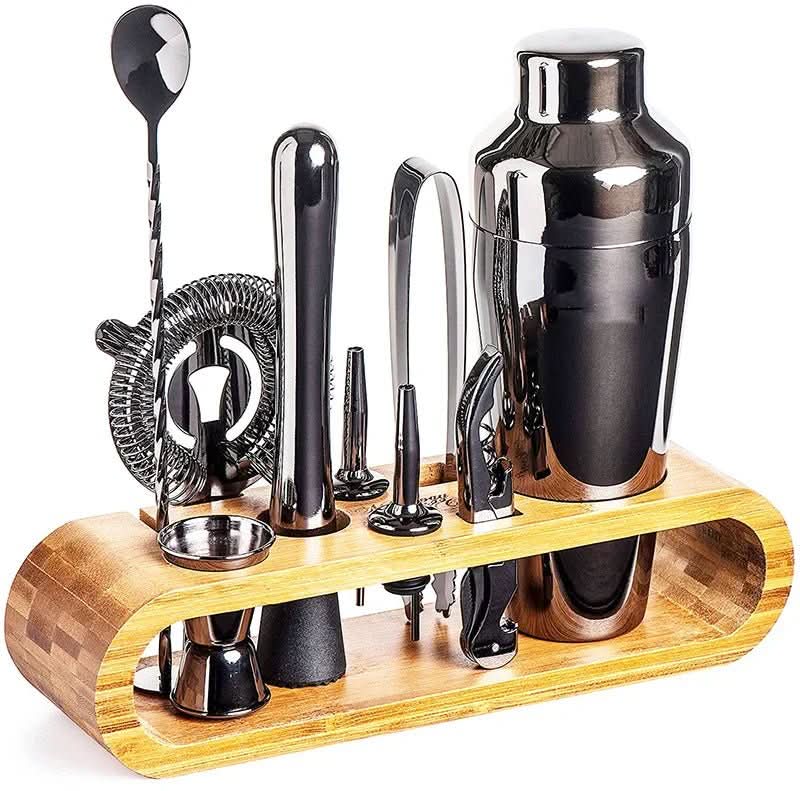 LUXMIX BARSET - 10-piece stainless steel cocktail set for stylish drinks