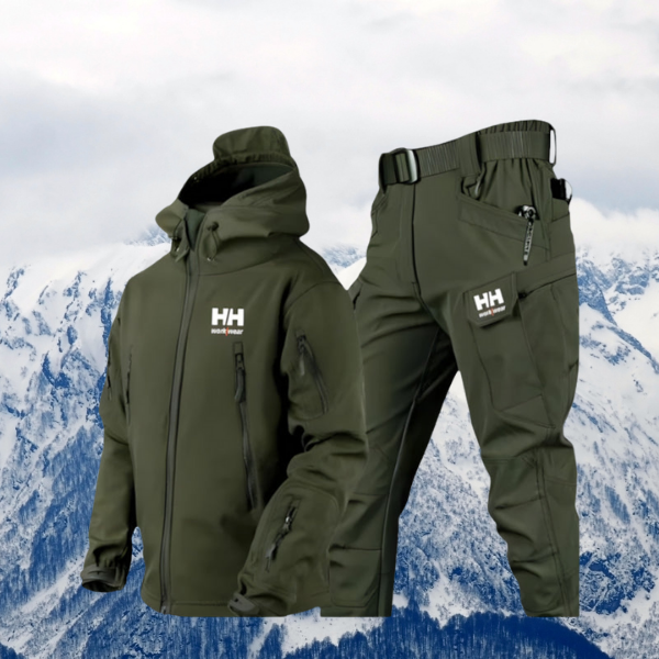 Men's 2-Piece Set Zip Jacket + Pocket Pants