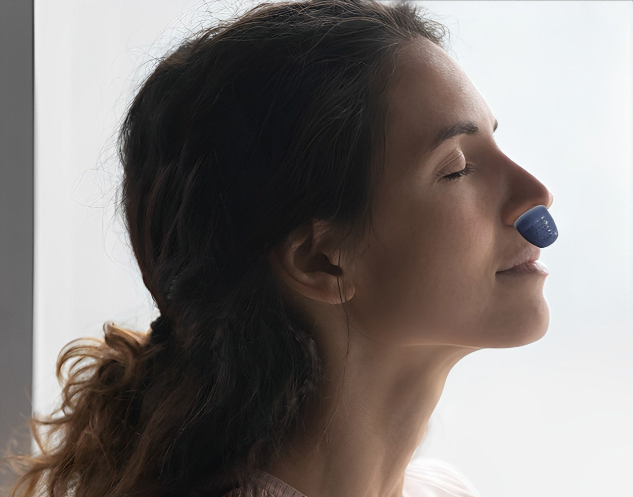 Micro CPAP Device for Sleep Apnea - Portable Anti-Snoring Device Without Mask, Light Green and Silent