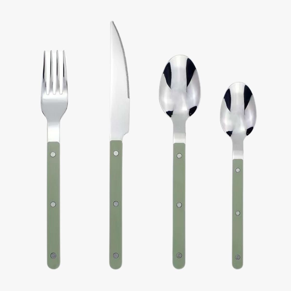 Olvoria | 24-piece stainless steel cutlery set with engraving