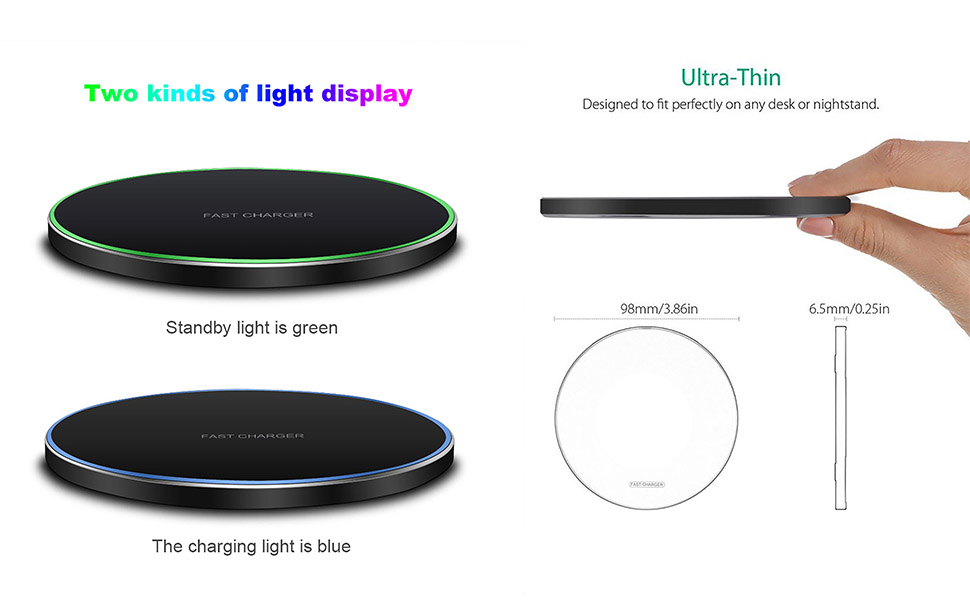 Olvoria | 30W Fast Wireless Charging Pad | Premium USB C MagSafe Charger for Apple iPhone, Samsung & Android - Fast Wireless Charging Pad