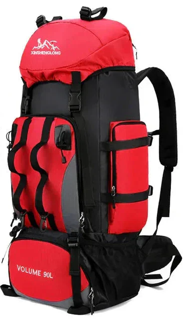 Olvoria | 90L Waterproof Hiking & Camping Backpack