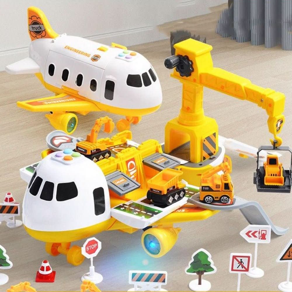 Olvoria | Airplane & Vehicle Set for Creative Kids