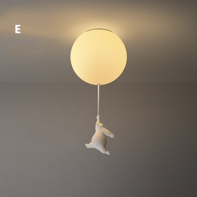 Olvoria | Balloon Bear Ceiling Light | Playful Bear Design