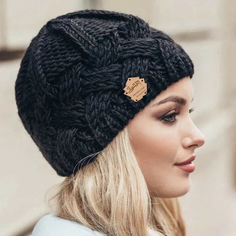 Olvoria | Comfortable Knitted Beanie – Soft Wool Blend Winter Hat