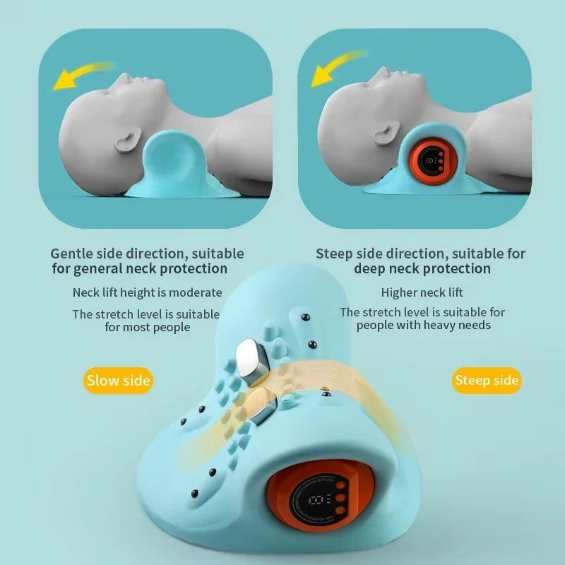 Olvoria | Electric Cervical Massager – Smart Neck Pain Relief with Heat & Pulse Therapy
