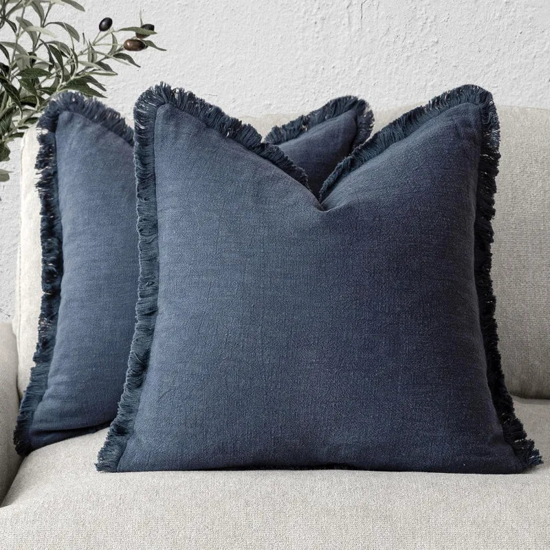 Olvoria | Elegant pillowcase made of cotton-linen for stylish decoration