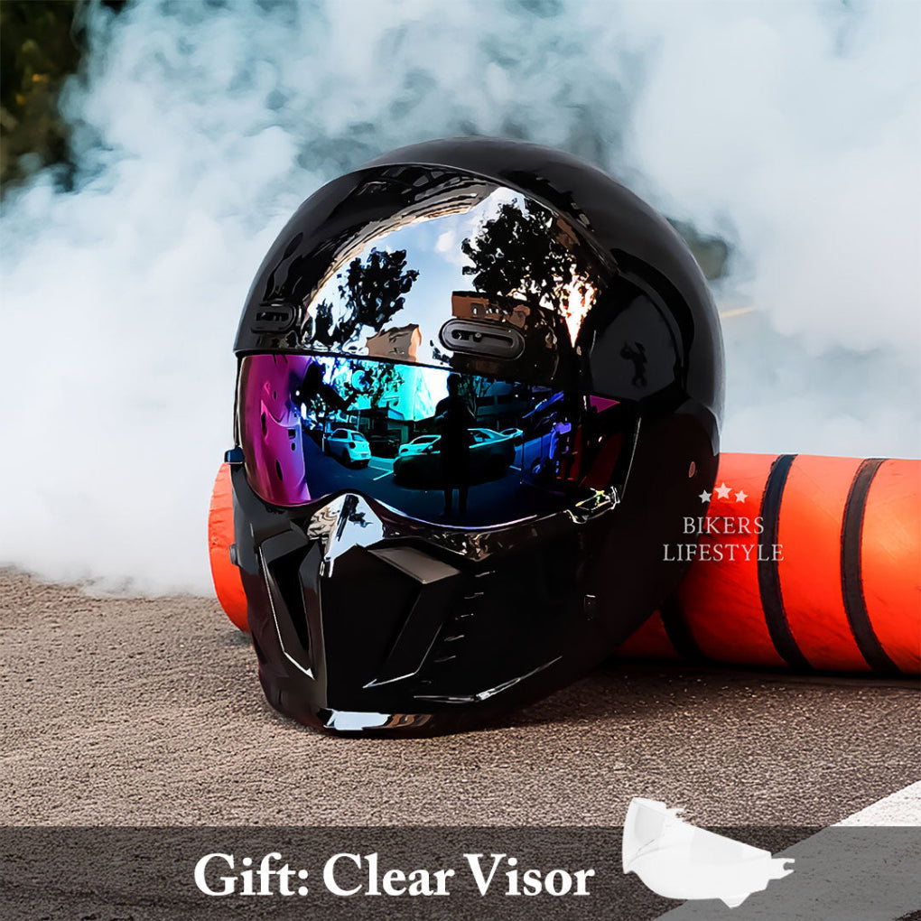 Olvoria | Full Face Motorcycle Helmet with Visor