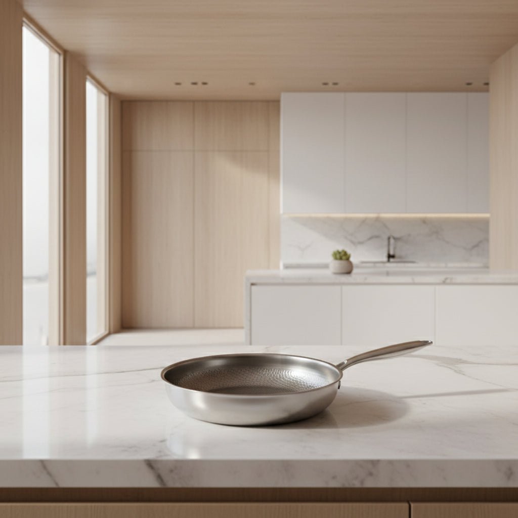 Olvoria | Hammered Non-Stick Skillet for Induction Cooktops and Everyday Cooking