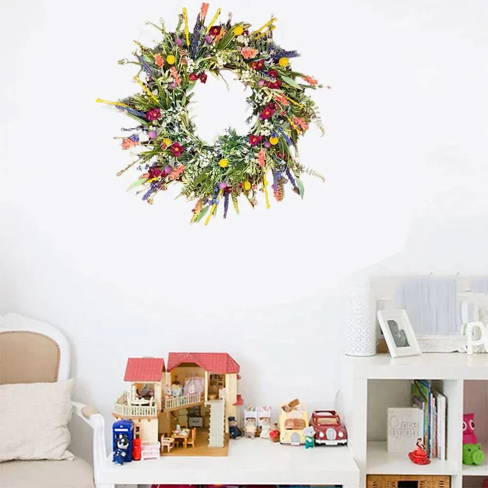 Olvoria | Handmade Flower Wreath for Door for Indoor and Outdoor