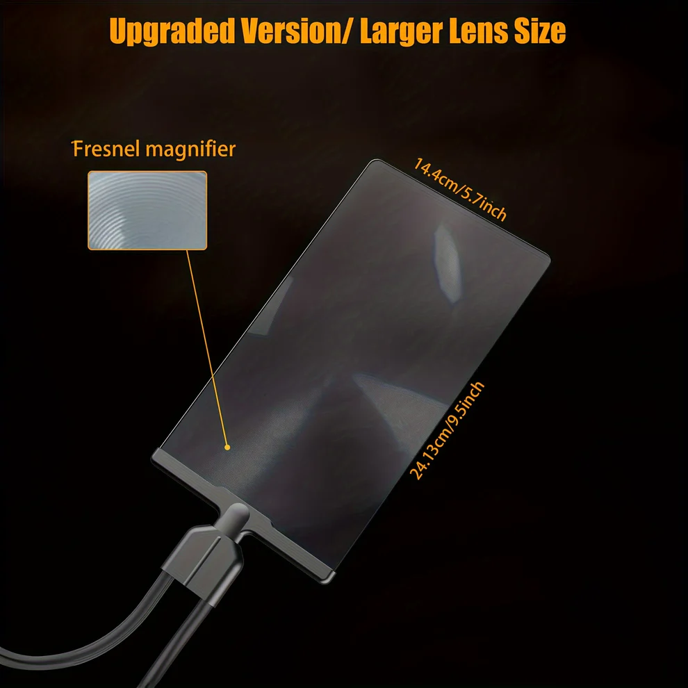 Olvoria | Hands-Free Magnifying Glass with Flexible Neck for Easy Reading