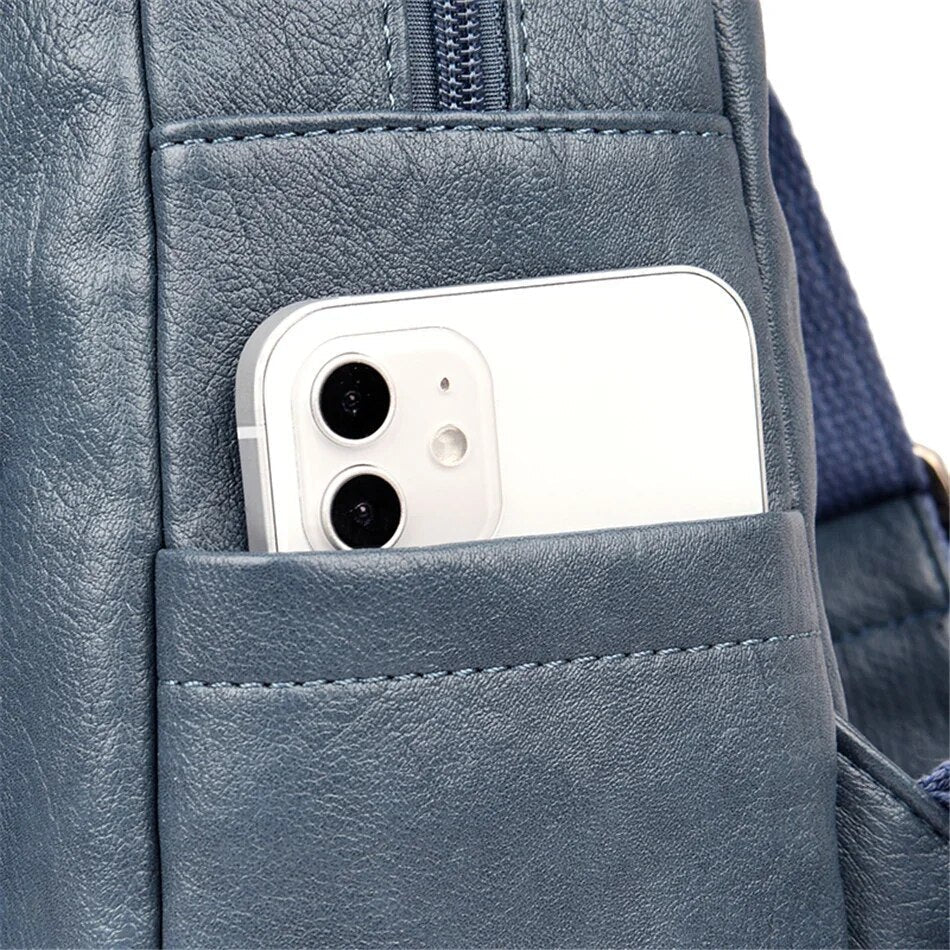 Olvoria | Leather Backpack for Women