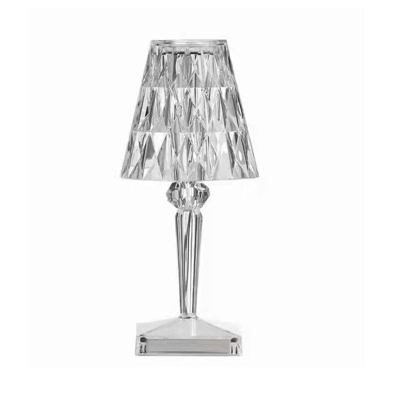 Olvoria | LED Crystal Table Lamp | Elegant Diamond Design