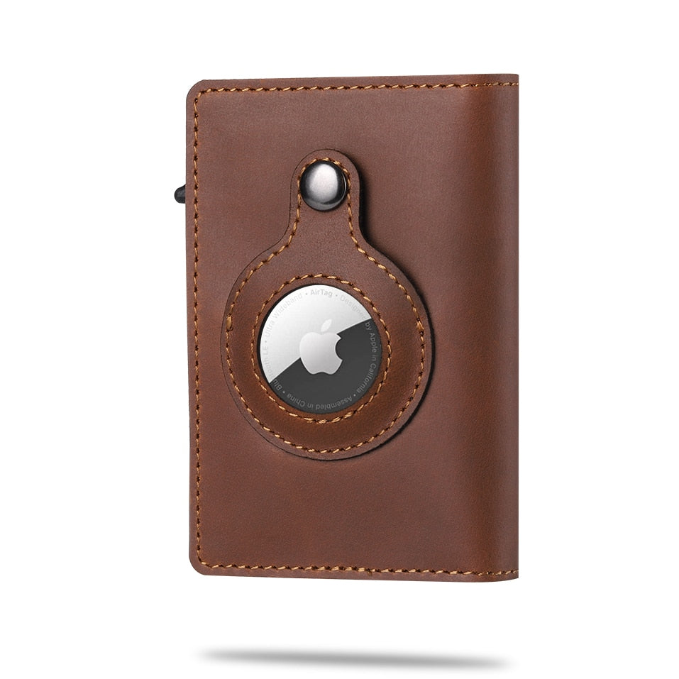 Olvoria | Men's Card Holder with Airtag Slot