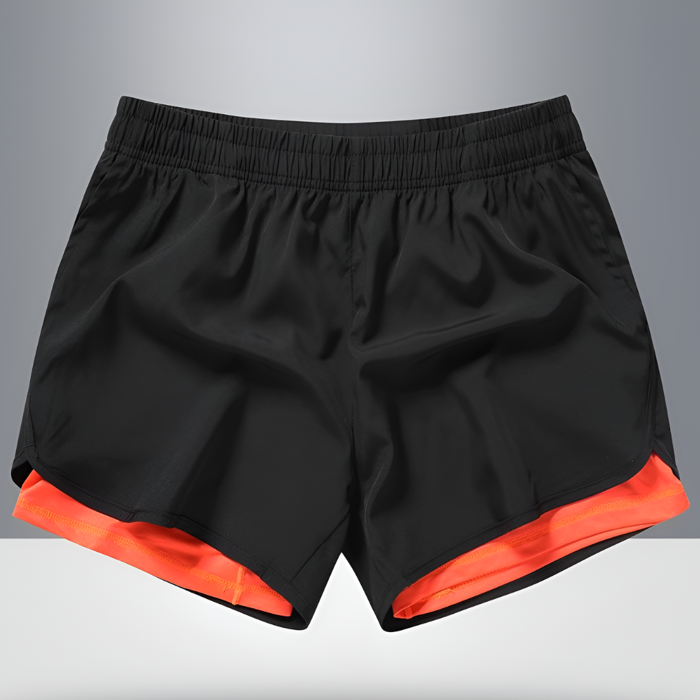 Olvoria | Men's Running Shorts with Zippered Pocket
