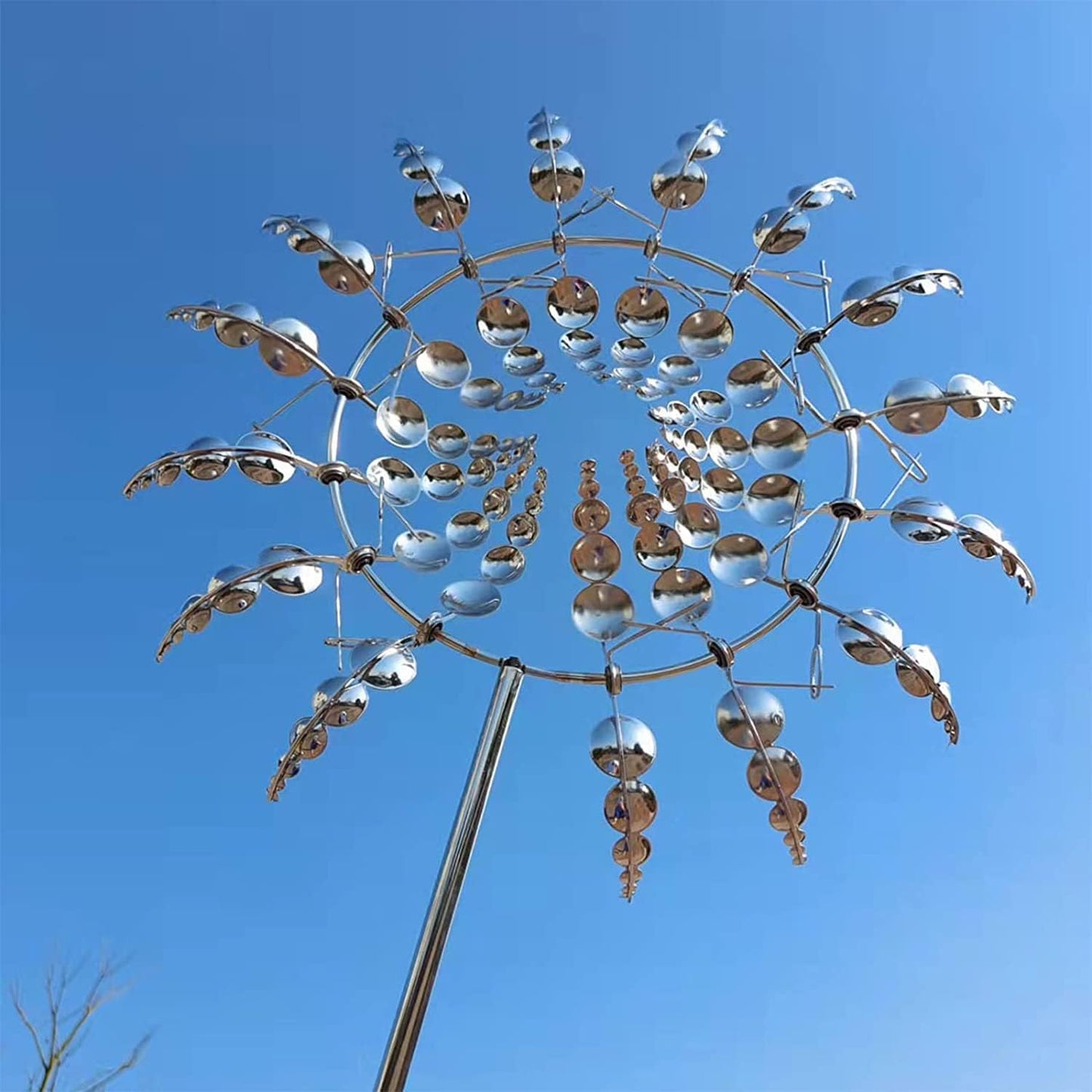 Olvoria Metal Wind Spinner for Garden