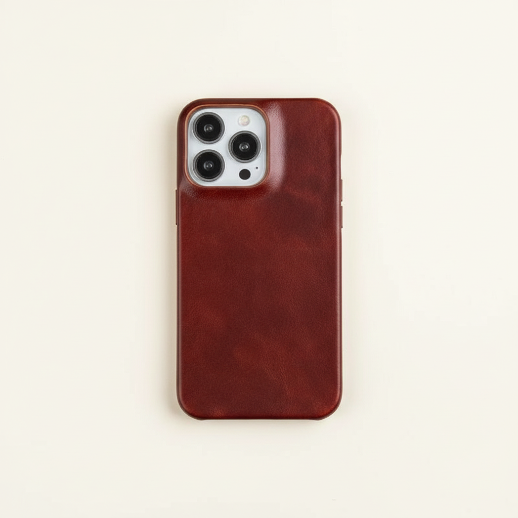 Olvoria | Oil Wax Genuine Leather Apple iPhone Case