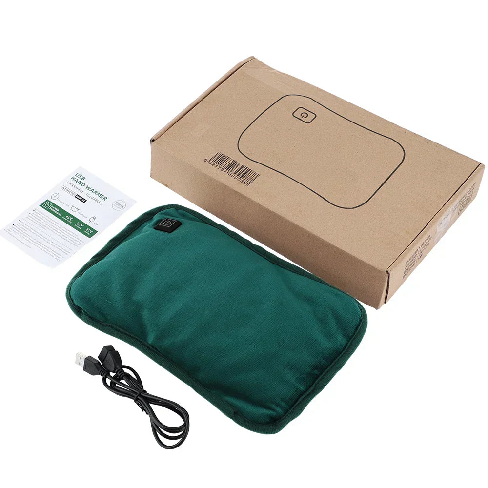 Olvoria | Portable Heating Pad | 30x20 cm | Fast Heating, Multipurpose Hand/Body Warmer