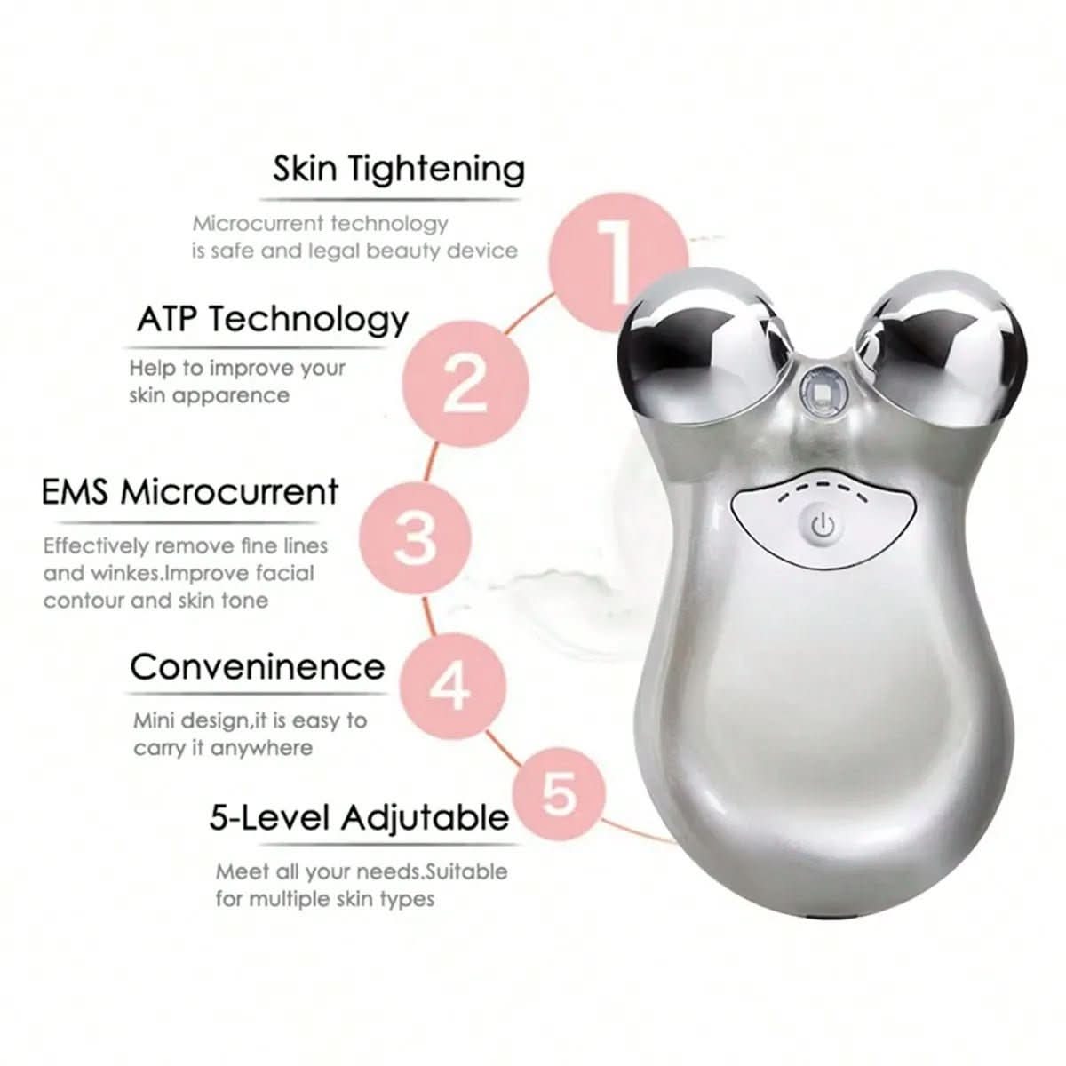 Olvoria | Professional Facial Massager with Microcurrent for Firmer, Smoother Skin