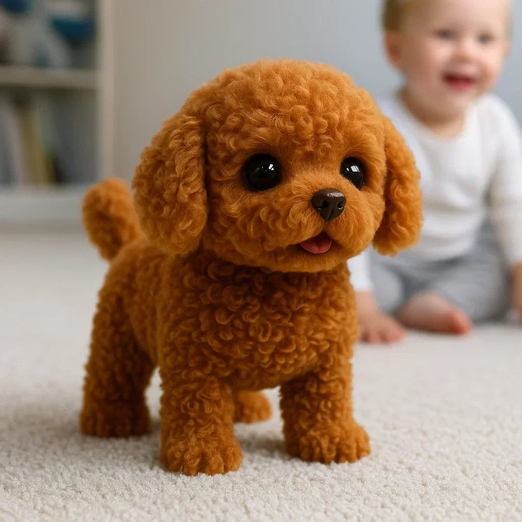 Olvoria | Realistic Puppy Interactive Plush AI Dog Robot