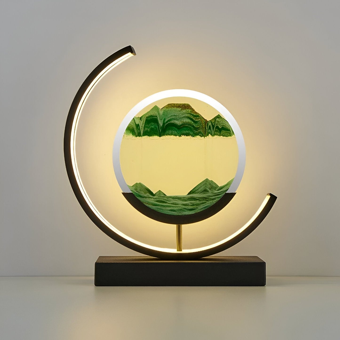 Olvoria | Sand Glow - Sand Lamp with Remote Control & Dimmable Features