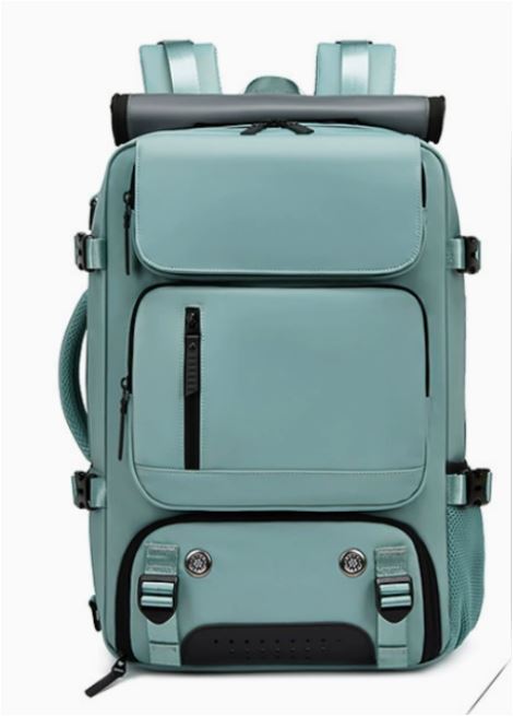 Olvoria | TRAVELMAX Pack – Waterproof Travel Backpack with USB Port, Shoe Compartment & Anti-Theft Pocket