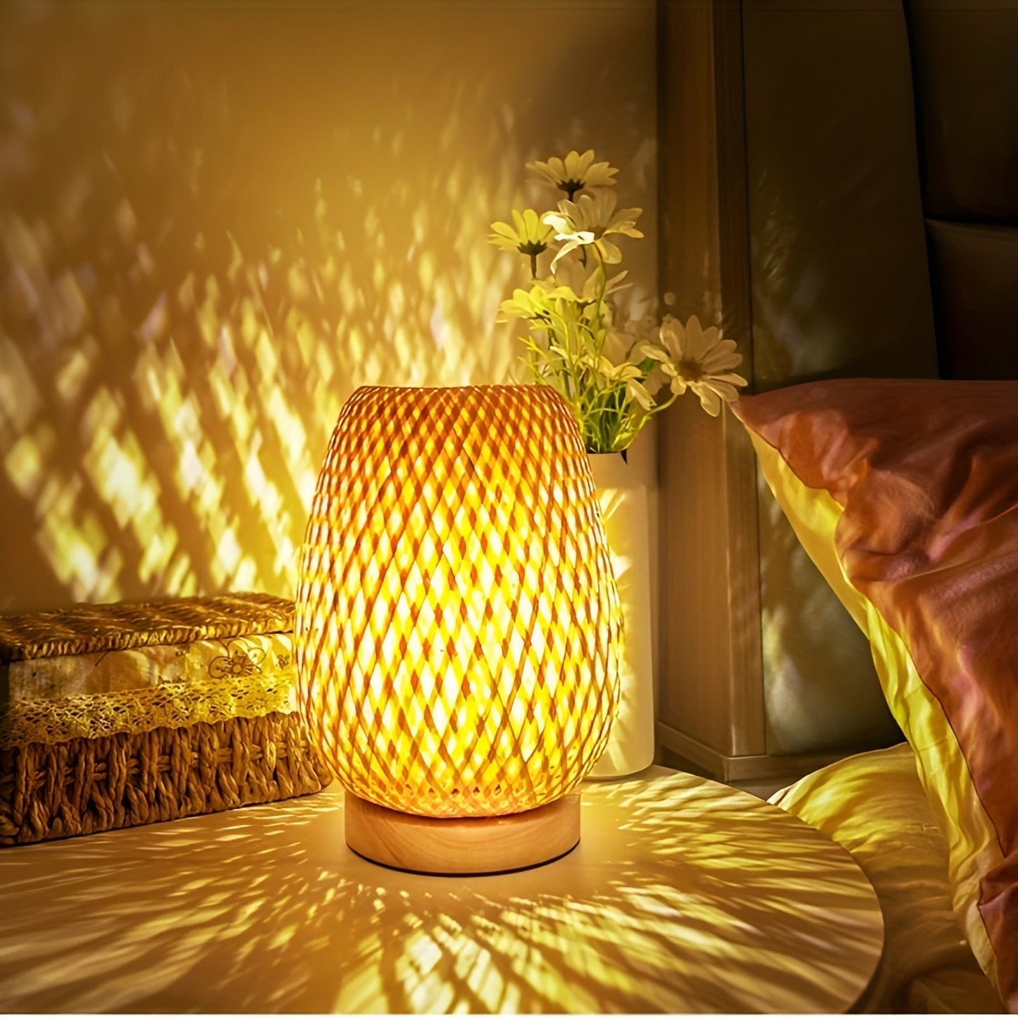 Olvoria | USB Desk Lamp with Woven Design