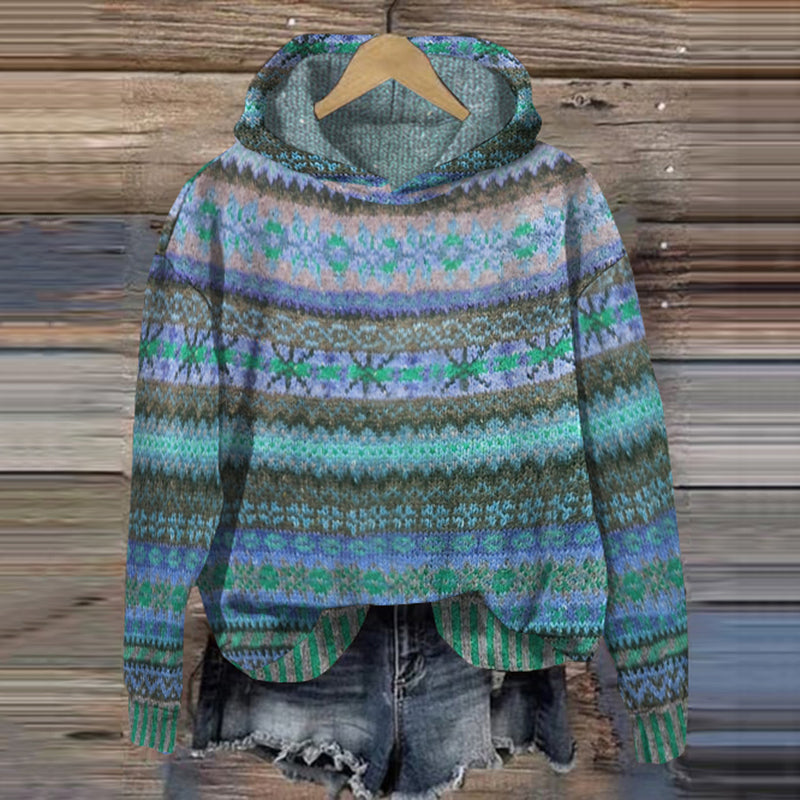 Olvoria | Women's Fair Isle Hoodie