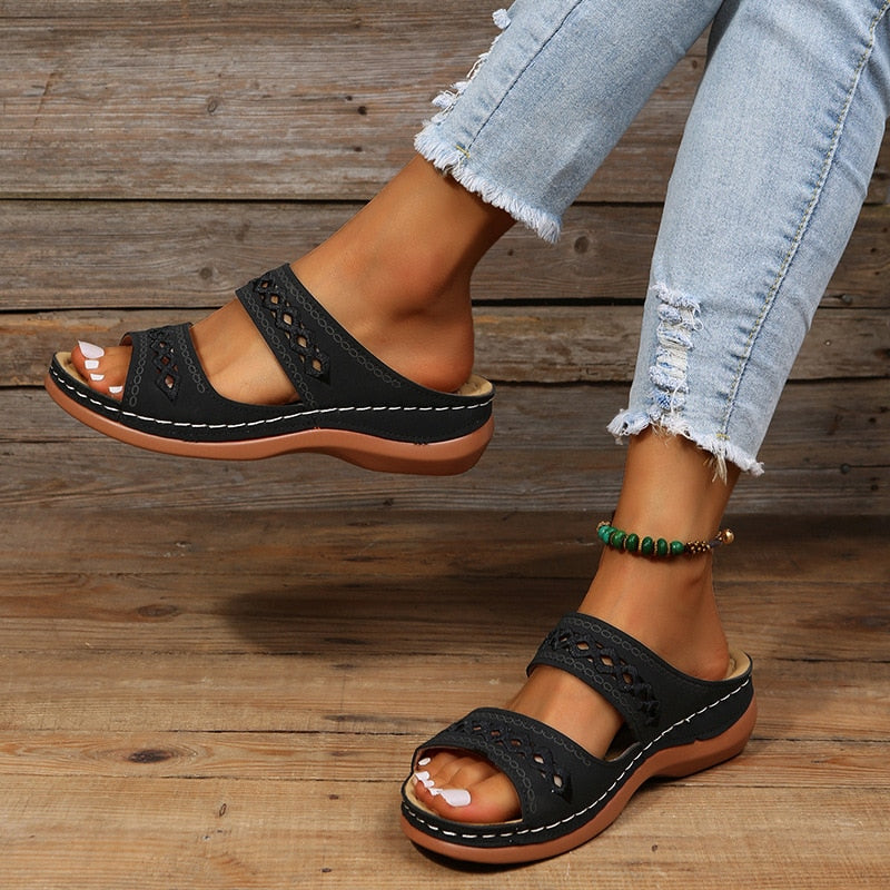 Olvoria | Women's Orthopedic Platform Sandals