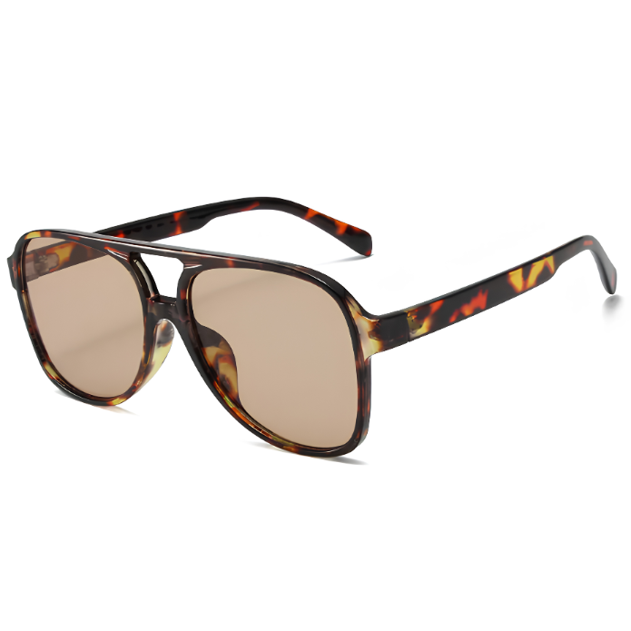 Retro Oversized Aviator Sunglasses - Amara - Image 4