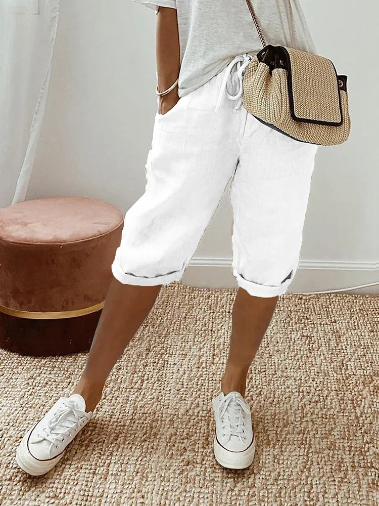 Rosa women's shorts in cotton-linen - fluid, light & trendy for summer 2025