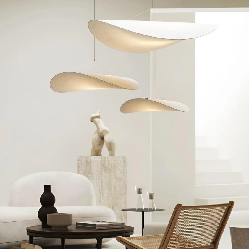 SoraHaze Hanging Chandelier In Japandi Soothing Light