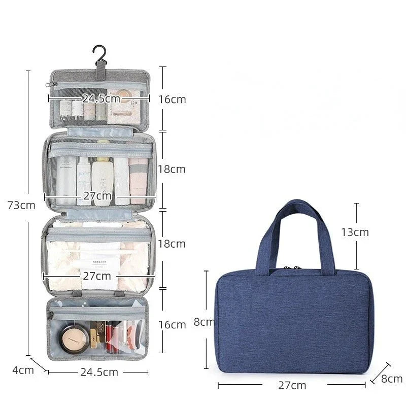TRAVELTID – Compact Cosmetic Organizer with 4 Compartments