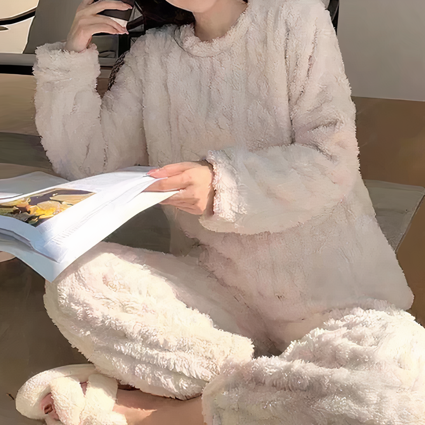 Women's Warm Fleece Pyjamas
