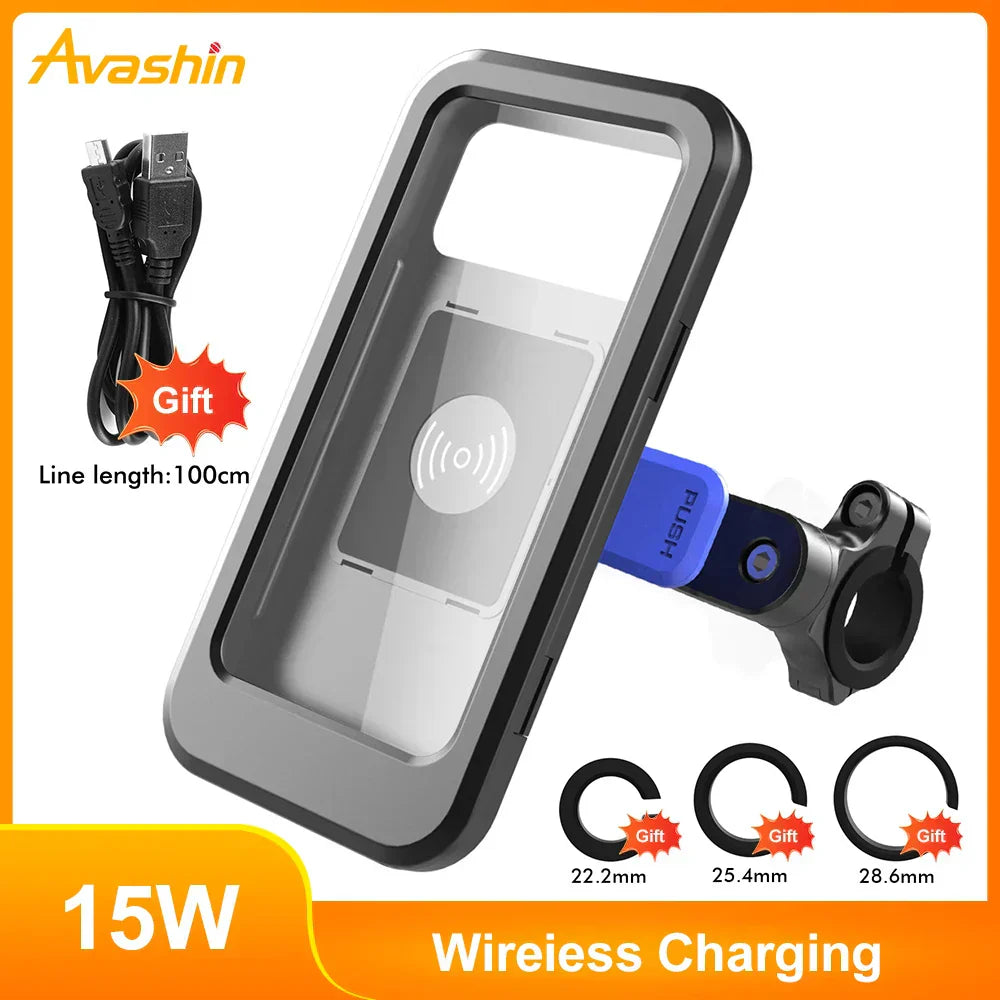 15W Powerbank - Waterproof Mount for Bicycle Handlebar