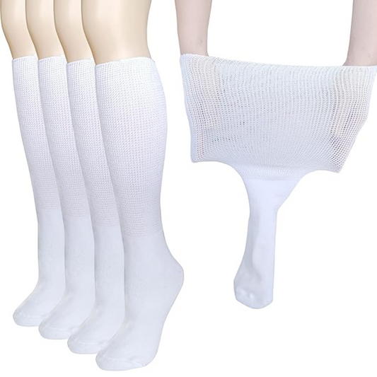 2 Pairs of Comfort Extra Wide Lymphedema & Diabetic Socks - Max