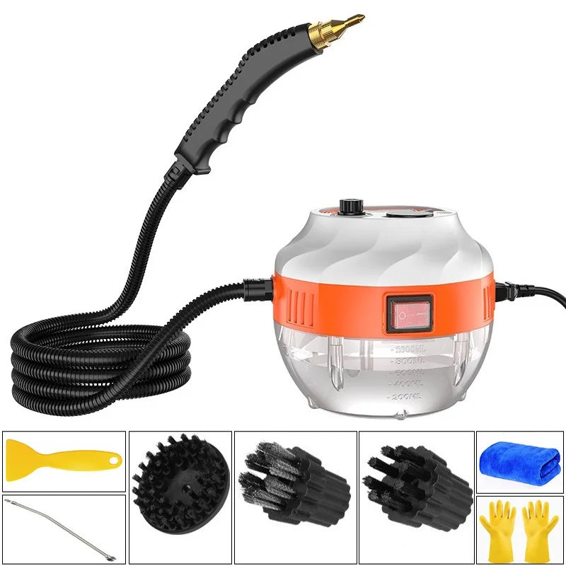 2800W HIGH-PRESSURE STEAM CLEANER - HOME APPLIANCE FOR KITCHEN AND CAR