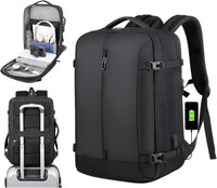 Sac à dos de voyage étanche extensible 40L avec port USB et housse pour ordinateur 17” (43,18 cm) – AirVoyage
