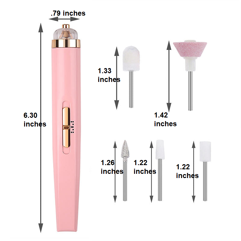 5-IN-1 ELECTRIC NAIL POLISHER – PORTABLE MANICURE TOOL WITH LIGHT