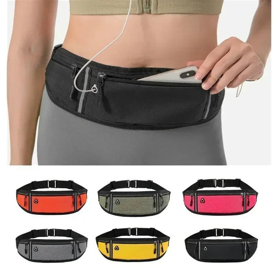 Adjustable Running Belt with Mobile Pocket