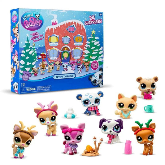 Advent Calendar for Small Animals with Mysterious Figures – Interactive Toys for Children, Durable Plastic