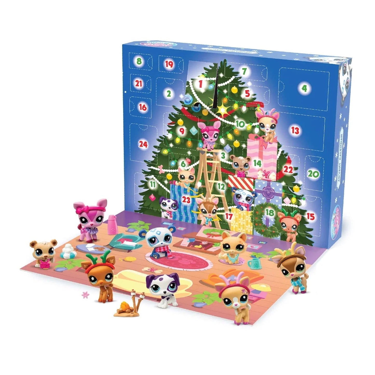 Advent Calendar for Small Animals with Mysterious Figures – Interactive Toys for Children, Durable Plastic