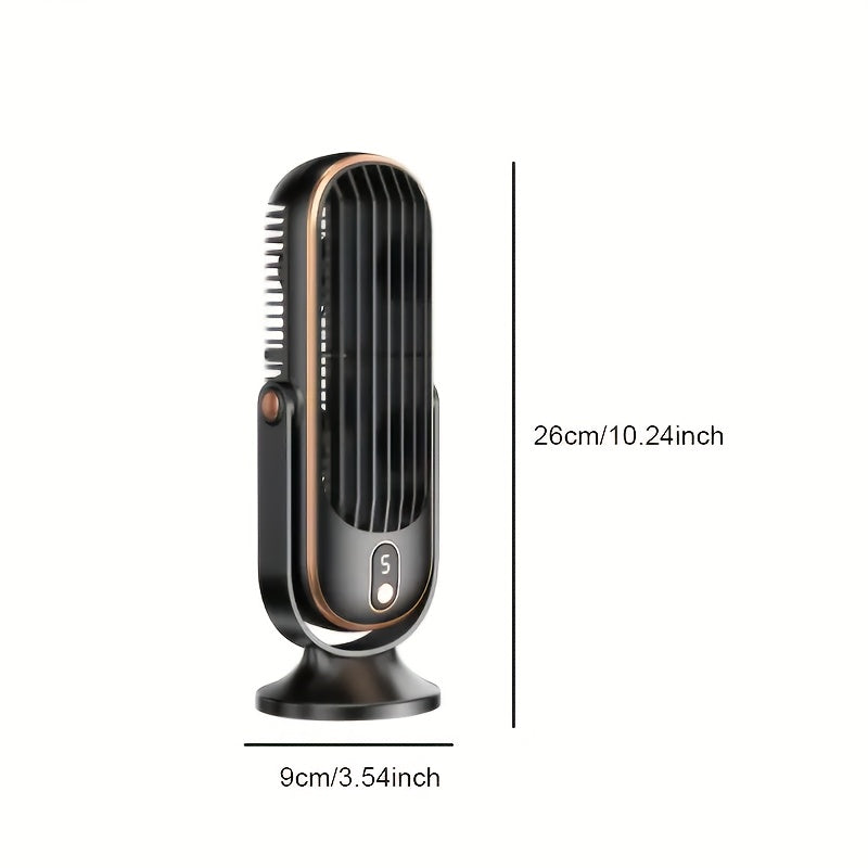 AeroLux Elite Cooling Fan | Dual Motor, 720° Rotation, USB Rechargeable & Ultra Quiet for Ultimate Comfort Anywhere