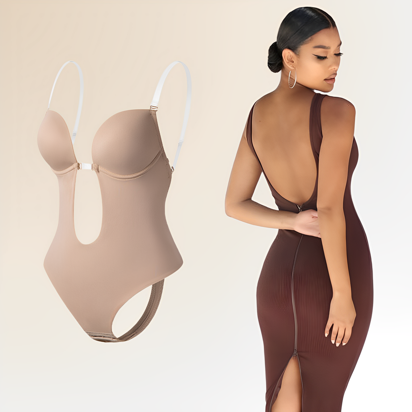 Amely Backless Body Bra for Women - Invisible Support and Comfort Without Visible Straps