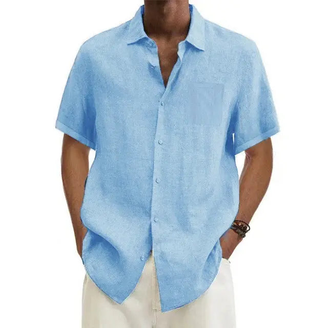 Antwerp Linen Shirt (Short Sleeves)