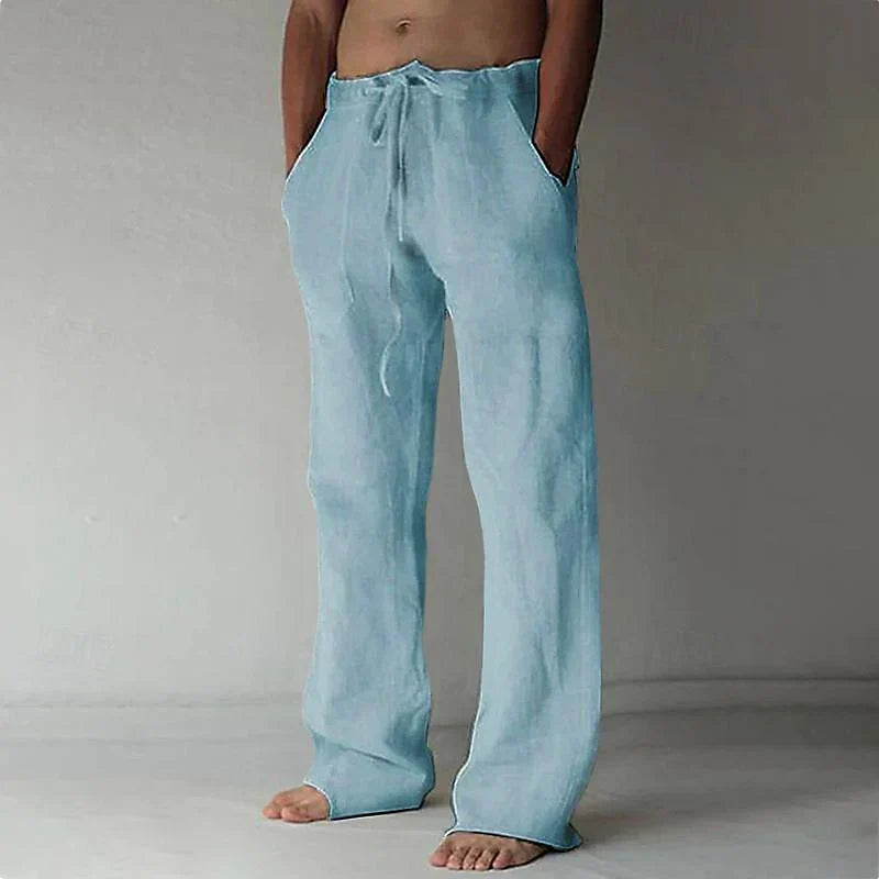 Arthur - Men's Wide Linen Trousers