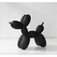 Estatua artística de perro globo